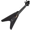 Rocktile FV-04 BK Ukulele Nera, Ukulele soprano in design heavy, 5 cm