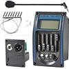 Chavisenty 1Set Pickup Chitarra Acustica 5 Bande Equalizzatore Preamplificatore Chitarra Piezo Pickup Tuner Con Microfono Display LCD