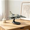 Modellino di aereo da caccia in scala 1/72, regalo souvenir, F16D
