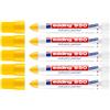 Edding Pennarello indelebile edding 950, uso industriale, 10 mm (5x giallo)