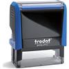 Trodat Printy 4912 Timbro Personalizzato Autoinchiostrante, max 4 Righe, Dimensione Impronta 47x18 mm, Colore Timbro Blu, Cartuccia Inchiostro Nero, Ideale per Uffici, Aziende, Medici, Insegnanti