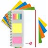 BM BeMore - Blocco Spiralato PPL con Righello 0121212 - Blocco Spiralato con Fori Formato A4 - Blocco con Righello e Stickers Riposizionabili - Rigatura 1R, Righe senza Margini - Carta 80 g/mq