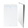Tipolitografia Ghisleri Busta a sacco con soffietti 23x33 - Colore bianco - Autoadesive - N. 20 Pezzi - Carta kraft bianca