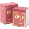 Frfik Calendario Strappabile in Carta - 365 Fogli, Calendario Giornaliero da Strappare, 5 cm | Planner 2026 - Ideale per Casa, Ufficio & Scuola, Pianificazione Giornaliera & Organizzazione Appuntamenti