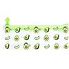 ARKIM - Astuccio impermeabile a prova di avocado, impermeabile, antipolvere, con grande capacità, trasparente, in PVC, con cerniera, verde, per adolescenti, ragazzi, ragazze e donne (StyleC)