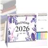 Generic Calendario da tavolo - Calendario 2026 dal design moderno, layout mensile scrivibile su carta resistente, per note e attività per la pianificazione di appartamenti in casa, ufficio, scr