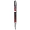 Parker IM Premium Portal, Penna stilografica, Gradiente di rosso, penna fine, inchiostro blu, confezione regalo
