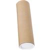 KBOLAE Tubo di cartone lungo con tappi per spedizione di dipinti e documenti, 40 cm