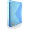 Office Box Confezione da 10 cartelle con chiusura a V, formato A4+, con soffietto da 3 cm (fino a 300 fogli), per archiviazione ad anelli, colori classici traslucidi con finitura Soft Touch, blu