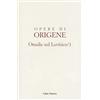Città Nuova Opere di Origene. Omelie sul Levitico (Vol. 3/1)
