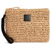 Sundek Wmns Pochette AW740ABPA100 Mono Straw Han 13000 Tan Paglia Nero Paglia Nero/TU