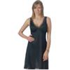 Made in Italy Sottoveste Donna Spalla Larga con Pizzo