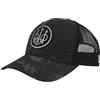 BERETTA Cappello da Camionista Multicam da Uomo con Retro in Rete, Nero Multicam, Taglia Unica, Nero Multicam, Taglia Unica