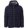 PAYPER FREETIME Giubbino piumino uomo con cappuccio da lavoro 100% nylon imbottito effetto piuma tasche esterne chiusura zip Nero