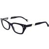 Carolina Herrera HER 0192 80S/18 BLACK WHITE Eyewear Woman Standard, Standard, 50