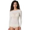 JADEA Maglia Donna con Scollo a Barca, Modal e Cashmere, Elasticizzata, Manica Lunga, Modello 4064 (IT, Testo, L, Regular, Regular, Latte)