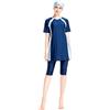 Fulidngzg Burchini Costume Donna Musulmana Copertura Completa Modesto Taglie Forti Period Swimwear 3 Pezzi Swimsuit Top Costume Intero Hijab Surf Burkini Costume Full Cover Burkini
