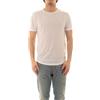 SUN68 T-Shirt Round Bottom S/S Bianco Panna T35118 31 M