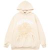 FDTURES 24ss Couple Fashion High Street Top Sp5 Unisex Puro Cotone Sport Casual Felpa Felpa Felpa con Cappuccio Set-color4||S