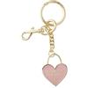 Versace JEANS COUTURE Portachiavi in metallo Delux Chain - 74VAA8PC1 ROSA con Moschettone e Anello apribile