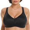 Lilly Reggiseno in Microfibra doppiata Senza Ferretto Art SL17 Nero 3C