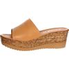 CINZIA SOFT Scarpe Donna Sandali con Zeppa Ciabatte in Pelle Marrone IAF52331-002-CUOIO