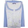 Linclalor ALAMBRA Store Pigiama Donna Aperto Taglie Forti, CALIBRATE, Nuova Collezione Primavera Estate Cotone (Colore 2, 52)