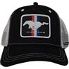 Recovered Cappellino da camionista Ford Mustang ricamato - 100% poliestere riciclato blu, Blu
