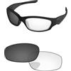 PapaViva Lenti di Ricambio per Oakley Straight Jacket 2007, Pro+ Eclipse Fotocromatica,