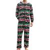 YOSUWOAI Pigiama Natalizio da Uomo Invernale Imbottito Jumpsuit Comodo e Caldo Pigiama da Notte a Vestibilità Sciolta Pigiama da Casa Morbido e Confortevole con Tasche, Q nero., M