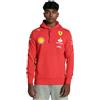 PUMA Felpa con Cappuccio della Squadra Scuderia Ferrari 2024 Uomo Rosso Bruciato - Taglia: XL