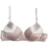 CISULI Reggiseno traspirante in pura seta satinata, 100% seta di gelso, coppa B/C, senza ferretto, sottile, imbottito, anallergico, fresco, 02, XL Petite