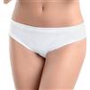 ROSSOPORPORA, Set da 6 Slip Donna a Vita Bassa in Cotone bielastico. Nero S/3