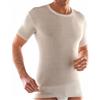 Liabel Maglietta Intima Uomo Lana Cotone 65% Lana Offerta 3-4-6 Pezzi Scollo V Maglia Intima Uomo Termica Invernale 5321 (2 Pezzi Bianco Lana, 3XL)