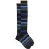 Gallo Calze lunghe blu a righe multicolor