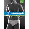 CAGI 6 SLIP MIDI UOMO SPORT MUTANDA CAGI ART 1291 100% COTONE BIANCO TG: 4 5 6 7 8 (7)