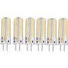 Acouto 6Pcs GY6.35 Lampadina a LED 7W AC DC12V 700lm 72 LED Lampadina a LED a Mais a 360 Gradi per Lampade a Sospensione Lampade a Soffitto (Luce calda)