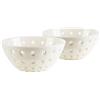 Guzzini - Set 2 ciotoline cm. 12 'Le Murrine' (Perla-Bianco)