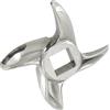 REBER ACCESSORI TRITACARNE COLTELLO TC. 8 INOX ACCIAIO INOX 18/10 AUTOAFFILANTE per tritacarne elettrico n.8