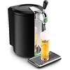Krups Beertender - Macchina per birra a pressione, fusti da 5 l, marca Heineken, indicatore luminoso, temperatura e schiuma perfette, birra fresca, facile installazione, compatta nera VB450E10
