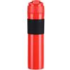 Fdit macchina per caffè espresso portatile portatile a pressione per caffè espresso macchina compatta manuale per casa, ufficio, viaggi all'aperto (rosso)