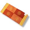 SpazioTessile Tappeto Stuoia Cucina Multiuso 100% Cotone Indiano Ricamo 6 Misure 6 Colori CH (Arancio, 55x180)