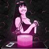 Lampephoto.fr - Lampada 3D Lisa B. Pink, Decorazione per Camera da Ragazza Lampada 3D Lisa B. Pink oggetto K-Pop Corea Pop Coreana Idea Regalo Decorazione Luce Notturna DecorazioNe natale Regalo TOP