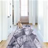 NETLINE HOME Tappeti lavabili per soggiorno, tappeto tradizionale a basso pelo, antiscivolo, per cucina - Tappeti decorativi in stile boho, design vintage, tappeti pieghevoli per corridoio, per camera
