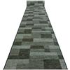 rugsx Passatoia corridoio Icona - Antiscivolo, moderna e resistente, ideale per cucina, soggiorno e ingresso, verde 100x250 cm