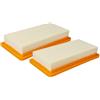vhbw 2x filtro salva-motore compatibile con Kärcher DS 6000, DS 5200, DS 6, DS 6 Premium, DS 6.000 aspirapolvere