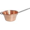 Lar 2325 Paiolo Fondo Induzione Manico Acciaio Inox 25 cm Rame, Arancio
