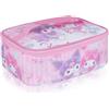 Roffatide Anime Melody Kuromi Borsa per il pranzo con manico isolata a prova di perdite, riutilizzabile, borsa termica per il pranzo, per lavoro, picnic, viaggi, rosa