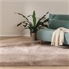 benuta Basic Tappeto salotto Furry - Talpa 80x150 cm - Soffice salotto - Retro antiscivolo - Lavabile - Compatibile con riscaldamento pavimento