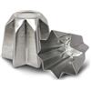 SHOBI Stampo Pandoro in Alluminio - Forma Stellata, Ideale per Dolci Natalizi e Lievitati Artigianali (1, 1 Kg)